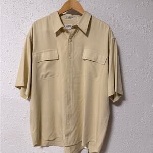 Orvis Men's Silk Short Sleeve Button Down Shirt